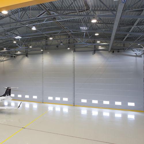 Hangartor - Business jet - Champion Door - Falthebe / für Flugzeughangar / hochbeständig