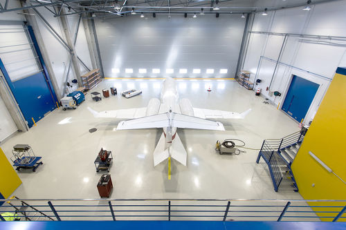 Tor für Flugzeughangar - Champion Door - faltbar / Stoff / windfest