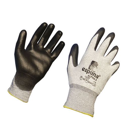 Handschuh für Materialumschlag - ALPHA 5 - ESPUNA SAS - Schnittschutz / Polyurethan