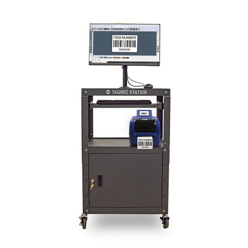 Mobiler Arbeitsplatz - TagRec Station - Max Systems GmbH - Industrie / Etikettier / Modular