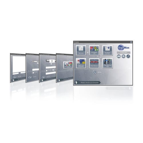 Projektentwicklungssoftware - SignMax v10 - Max Systems GmbH - Server / Grafikbibliothek / für Etikettendruck