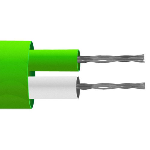 Glasfaserkabel für Thermoelement - Labfacility Limited - isoliert / flach / mit PVC-Ummantelung