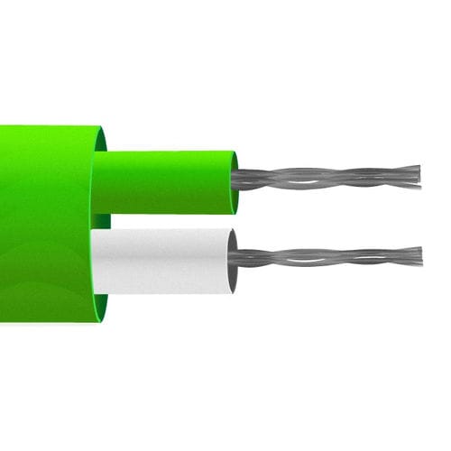 Isoliertes Stromkabel - Labfacility Limited - paarig / mit PTFE-Ummantelung / IEC