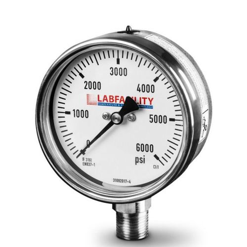 Manometer mit Zifferblatt-Anzeige - XE-0930 - Labfacility Limited - Edelstahl / Rohrfeder / für die Lebensmittelindustrie