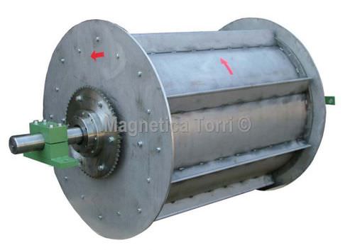Metallabscheider - TMK series - Magnetica Torri s.r.l. - Trommel-Magnet / für die Recyclingindustrie / für Gießereien