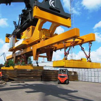 Traverse für Container - Heppenstall Technology - mit Magnetmodul