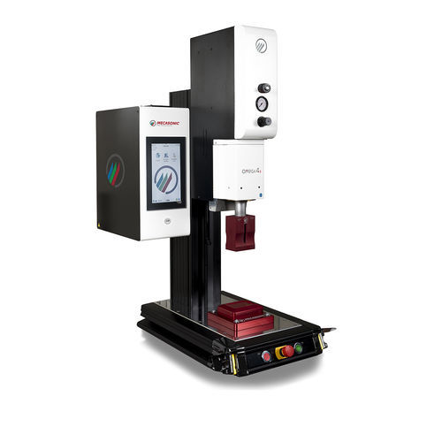 Ultraschall-Schweißmaschine - OMEGA 4 S - MECASONIC - halbautomatisch / für Kunststoff / pneumatisch