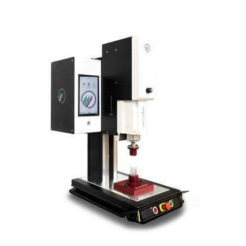 Friktions-Schweißmaschine - Omega 4 RI 72 - MECASONIC - PLC-gesteuert / integrierbar / Benchtop