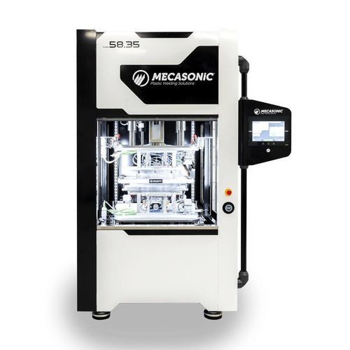 Schweißmaschine mit Heizplatte - FUSION 58.35E - MECASONIC - PLC-gesteuert / 400V dreiphasig / mit Touchscreen
