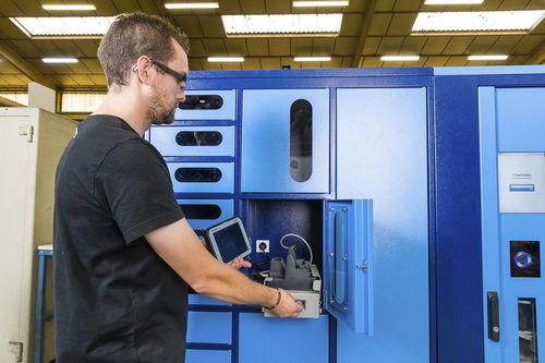 Automatischer Spender - LOCKERBOX - ELECTROCLASS - autonom / Edelstahl / gesichert
