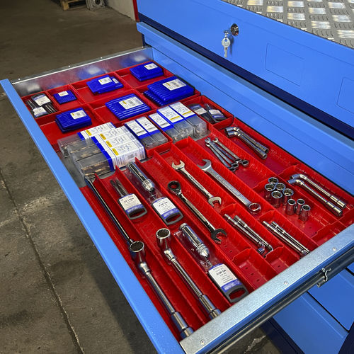 Werkzeugschrank / 5 Schubladen - DRAWERBOX - ELECTROCLASS - 6 Schubladen / 11 Schubladen