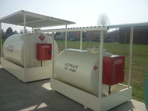 Diesellager-Becken - max. 60 l/min - numak srl - Kohlenstoffstahl / horizontal