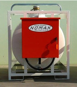 Diesellager-Becken - max. 40 l/min - numak srl - Edelstahl / horizontal