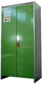 Werkstattschrank - 2 000 x 1 000 x 500 mm - numak srl - auf Füßen / doppeltürig / galvanisiertem Stahl