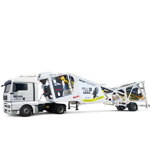 Mobile Betonmischanlage - Master-30 Eagle - ELKON - automatisch / mit Einfachchassis