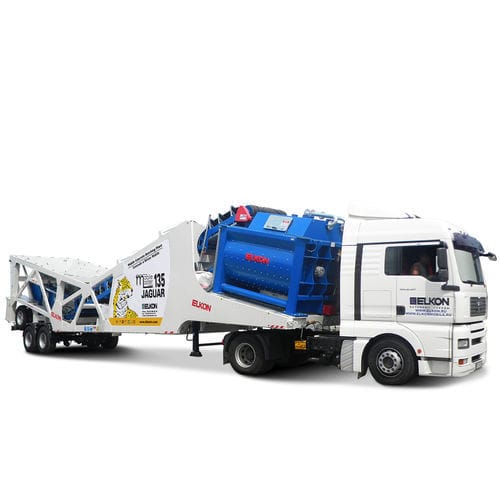 Mobile Betonmischanlage - MASTER-135 Jaguar - ELKON - automatisch