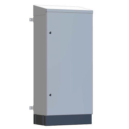 Einteiliger Schaltschrank - EEM  - Edit Elektronik - Verteilung / wandmontiert / eingebaut