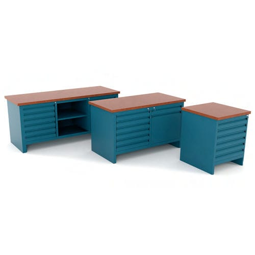 Holzwerkbank - 111 series - HECO - modular / Multi-Schubladen