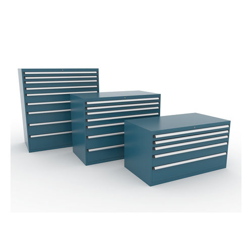 Lagerschrank - 143 series - HECO - auf Füßen / Multi-Schubladen / Metall