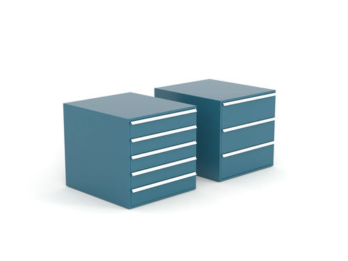 Lagerschrank - 106 series - HECO - bodenstehend / mit 5 Schubladen / mit 3 Schubladen