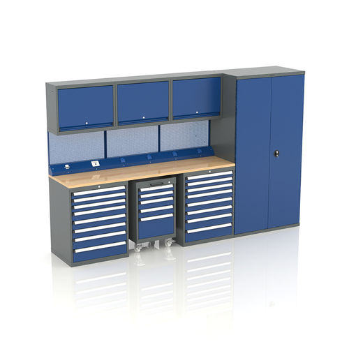 Schrank für Lagerrung und Austeilung - W.ONE - HECO - bodenstehend