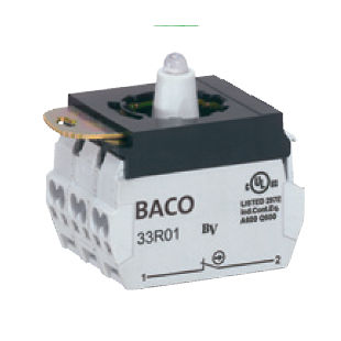 Steckbarer Klemmenblock - BACO - mit Schnellanschluss / LED / IEC