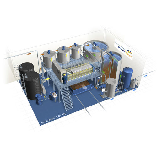 Kompaktes Abwasserreinigungsystem - EnviroChemie GmbH - physikalisch-chemisch / kompakt / Chargen