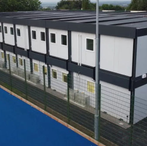 Modulares Gebäude - ALGECO - temporär / für gewerbliche Nutzung / für Klassenräume