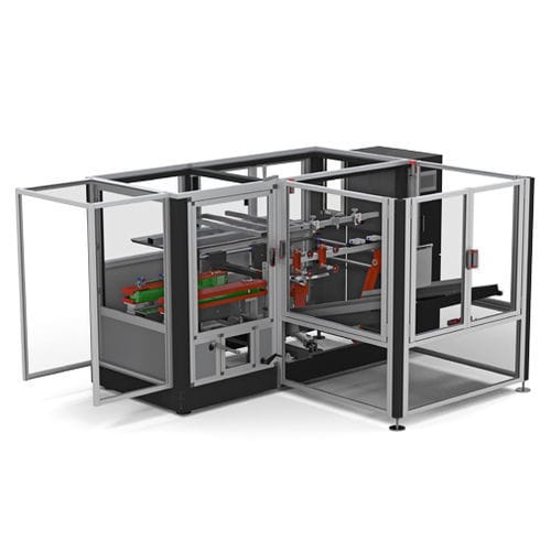 Automatischer Kartonaufrichter - BEM200 series - EAR FLAP® - Hotmelt-Klebstoff / mit Klebeband / pneumatisch