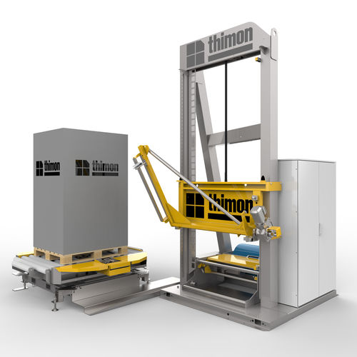Stretchwickler mit Drehteller - WRA-PAL SWING - THIMON - automatisch / Paletten / mit Stretchfolie