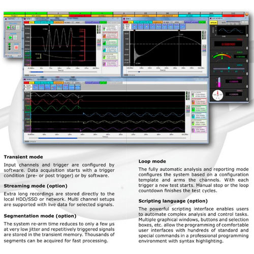 Messsoftware - SATURN Studio II  - AMOtronics - Analyse / Schnittstellen / für Test