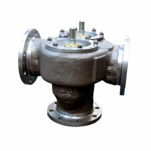 Thermostatisches Ventil / 3-Wege - H - AWF - Misch / Temperaturstell / Stahl