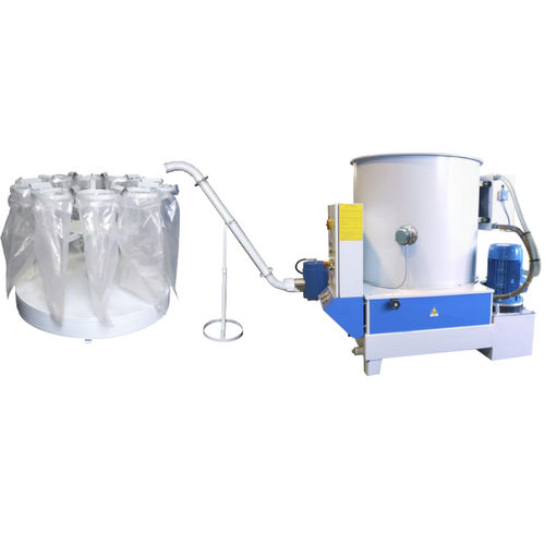 Absackmaschine für Brikettpresse - ROTOR - Comafe Mmacchine - vertikal / Rotation / für Beutel