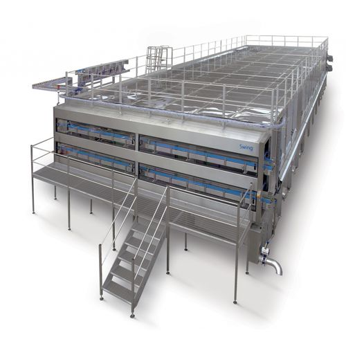 Tunnelpasteurisierer - Swing - SIDEL - für Fruchtsaft / für Bier / automatisch