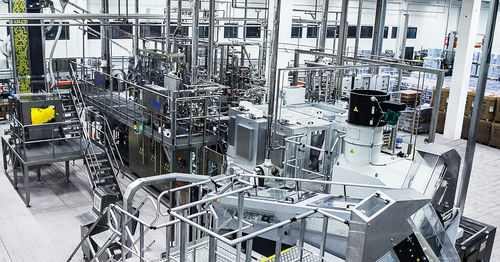 Blasform-, Füll- und Verschließmaschine / aseptischer Behälter - EvoBLOW - SIDEL - für Milch / für kohlensäurehaltiges Getränk / für Bier