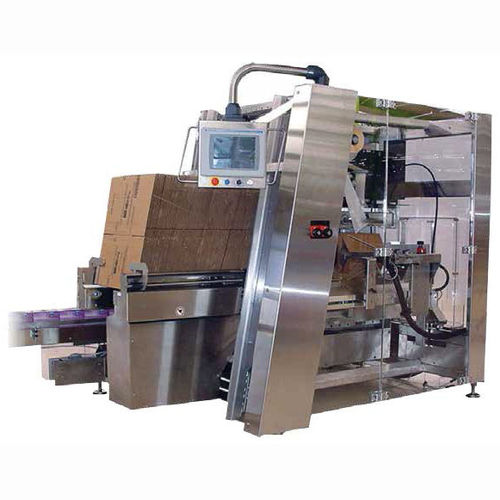 Seitlicher Kartonpacker - Cermex S series - SIDEL - automatisch / kompakt / Hotmelt-Klebstoff