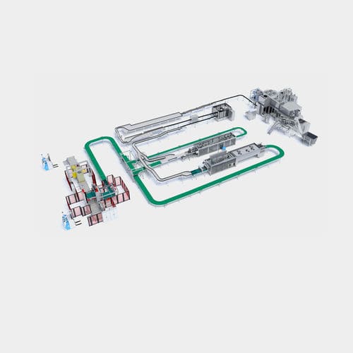 Verpackungsanlage für Pflanzenöl - SIDEL - für die Lebensmittelindustrie / für PET-Flaschen / für Stopfen