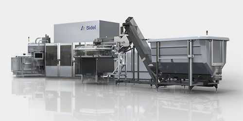 Blasform-, Füll- und Verschließmaschine / für Etiketten - Combi BD - SIDEL - für Lebensmittel / für Getränke