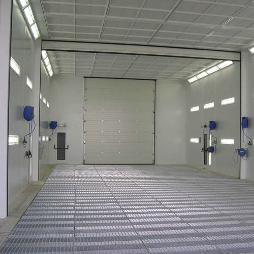 Lackierkabine für die Bahntechnik - EUROPA - geschlossen / Filterung