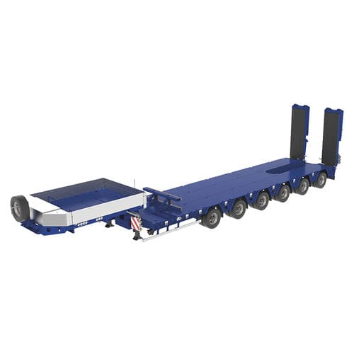 Plattform-Sattelauflieger - STZ series - Goldhofer - Gooseneck / Ultra-Tieflader / mehr als 6 Achsen