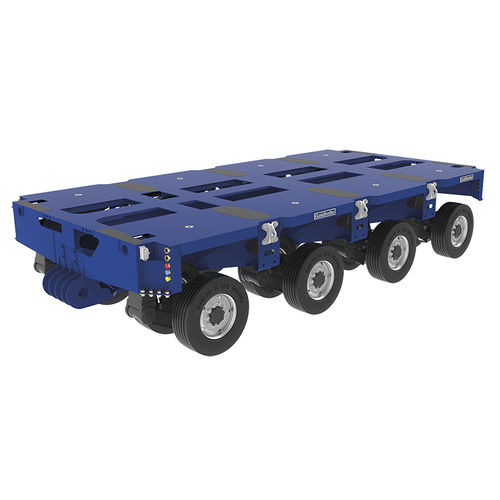 Baumaschinentransporter-Anhänger - THP/SL-S - Goldhofer - Ultra-Tieflader / für Industriematerial / 8-Achsen