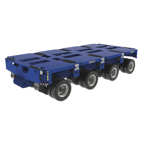 Baumaschinentransporter-Anhänger - THP/SL-L - Goldhofer - für Industriematerial / 8-Achsen / angehängt