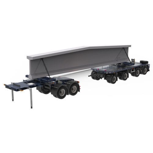 Anhänger / automatische Erfassung - Goldhofer - Baustellen / für Schlauch
