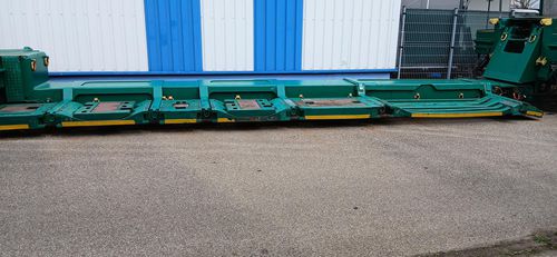 Gooseneck-Sattelauflieger - STZ-VLS - Goldhofer - Baustellen / 4-Achsen / hydraulisch