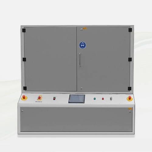 UV-LED-Härtekammer - Beltron GmbH - mit Kettenförderband