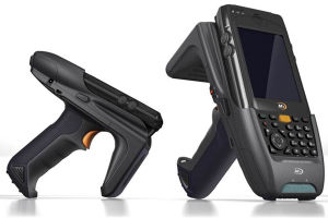 Handheld-Computer / RFID - M3 Orange + Gun - iDTRONIC GmbH