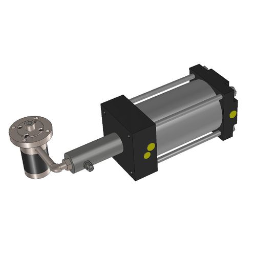 Hydropneumatischer Zylinder - LDP Italia - Thrust Technology srl - doppeltwirkend / für Pressen / für Prozessautomation