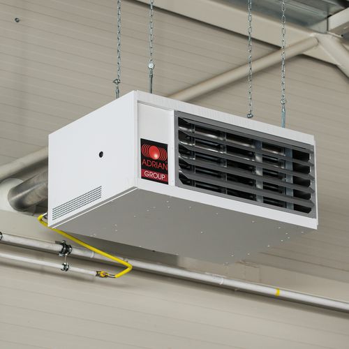 Wandmontierter Heißluftgenerator - ADRIAN-AIR® AX - ADRIAN GROUP s.r.o. - Gas / Industrie