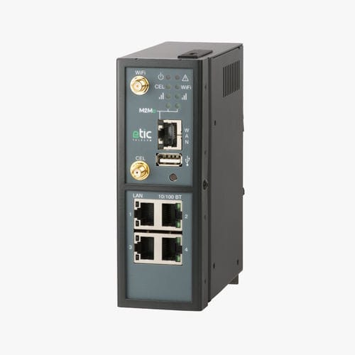 Router für Kommunikation - RAS-ECW-400-LW - ETIC TELECOM - kabellos / Ethernet / LAN