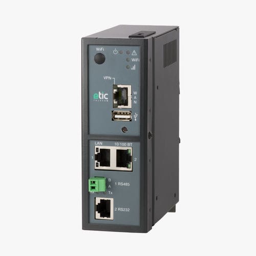 Router für Kommunikation - IPL-E-220 - ETIC TELECOM - kabellos / Ethernet / LAN